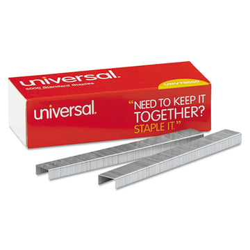 Universal® Standard Chisel Point Staples, 0.25" Leg, 0.5" Crown, Steel, 5,000-box freeshipping - TVN Wholesale